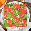 Tough Colorful Printed Napkin Paper Towel Towel Lemon Fruit Party Applicable Wine Glass Decoration Paper Placemat