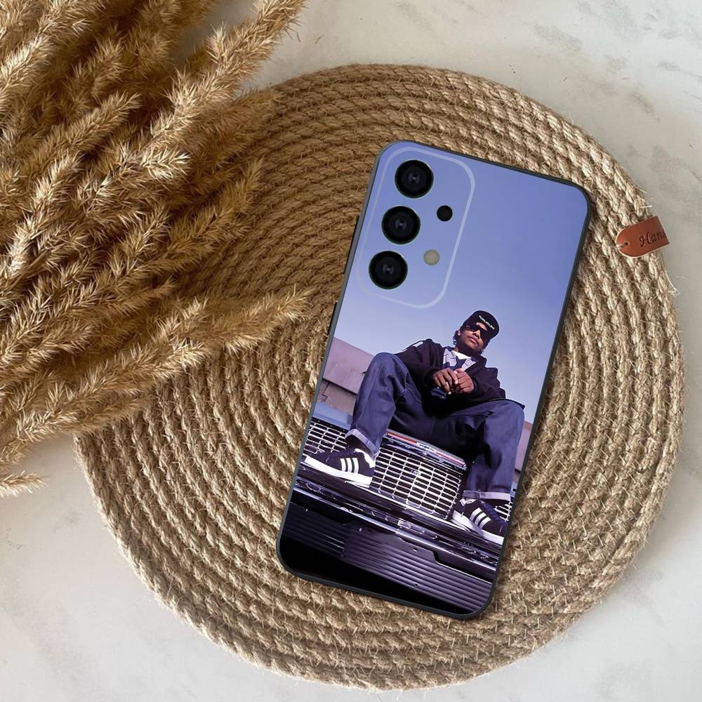 Rapper E-Eazy E Phone Case For Samsung S25,S24,S21,S22,S23,S30,Ultra,S20,Plus,Fe,Lite,Note,10,9,5G Black Cover