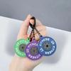 2025 New Barbell Keychain Silicone Dumbbell Keychain Gym Gifts For Gym Lovers Fitness Trainer Gift Backpack Car Key Pendant