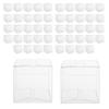 Aug. 50Pcs Clear Plastic Boxes For Gifts Pvc Packing Box Gift Packaging Transparent Candy Box Wedding Gift Boxes Party Favors
