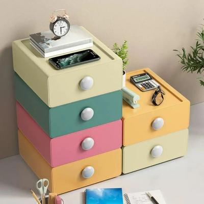 Dust-proof Cosmetics Storage Box Large Capacity Stationery Storage Rack  Home Office