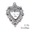 Christmas Decorations Charms Jewelry Gothic Style Peach Heart Charms Pendant Items Craft Pendants