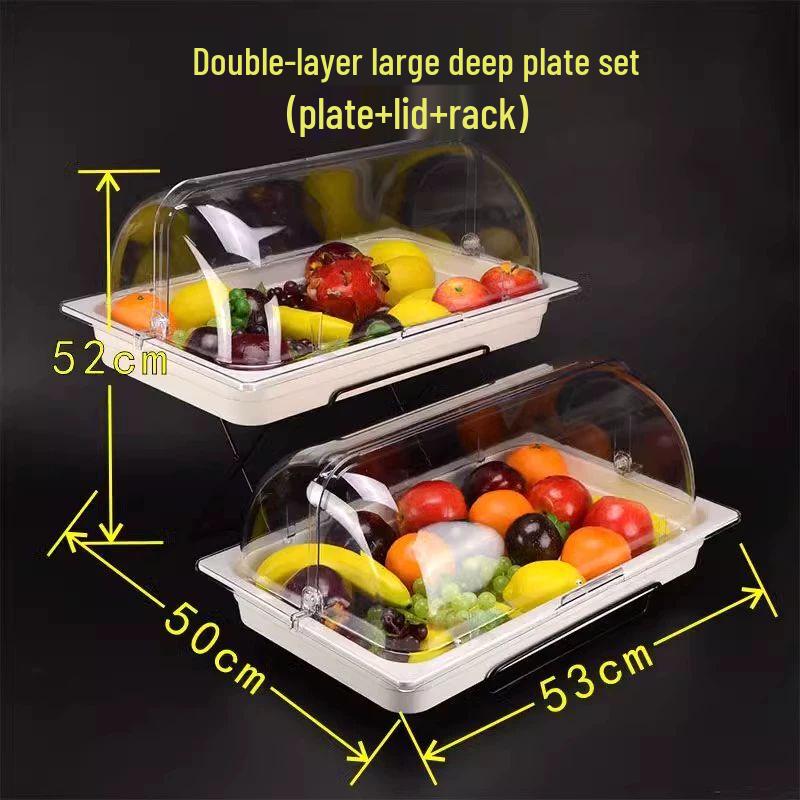 European Style Melamine Buffet & Dessert Serving Tray