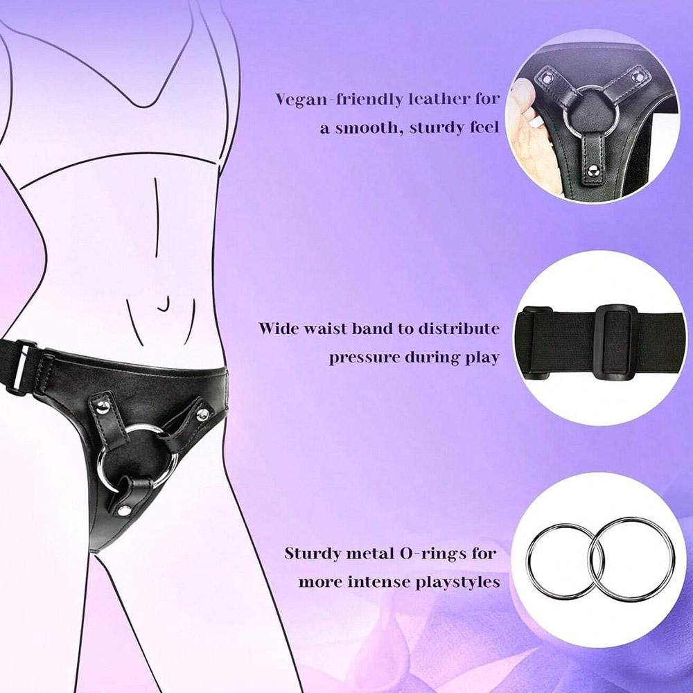 Wearable Sex Harness, Removable Dildo, Realistic Penis for Female Masturbation SM Adult Sex Toys for Female Couples Lesbian