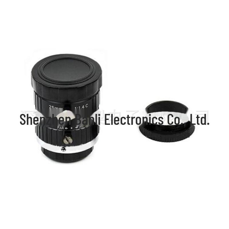 25mm C-Mount HD Telephoto Lens - High-Quality Industrial Grade.