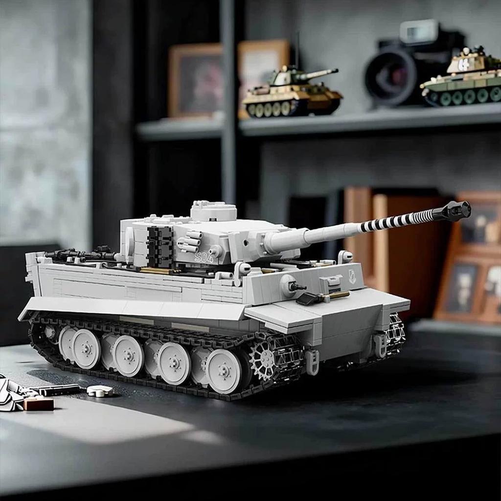 TK2 Tiger schwerer Panzer, TK8001, neues deutsches Militärspielzeug-Set aus den 1940er Jahren, 2026 neues Modell, Baustein-Spielzeug zum Zusammenbau.