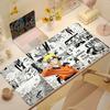 NNaruto Uzumaki Itachi Uchiha Mouse Pad Nonslip Thickened MousePad Large Writing Lockedge Gaming Cushion Office Student