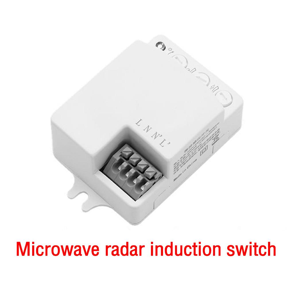 

AC 220V-240V 2-8 Meters 5.8Ghz Radar Body Sensor Switch Automatic Home Staircase Corridor Corridor Mini Microwave Sensor Module