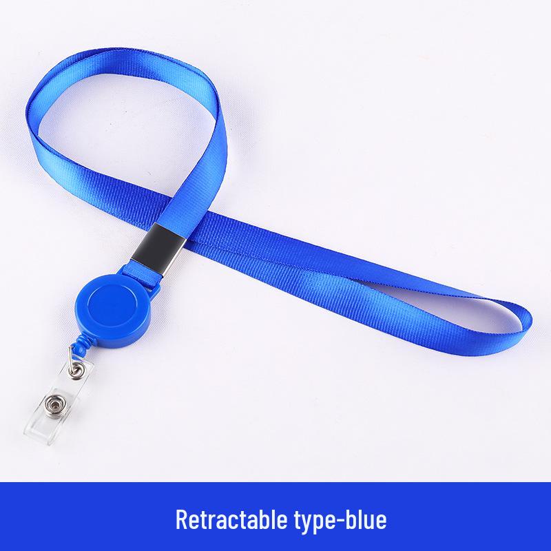 Work ID Retractable Badge Holder Lanyard - Customizable Pull-out Strap