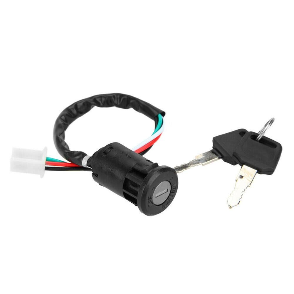 Ignition Switch Switch Motorcycle 1 * 1 PC 2pcs Key 4 Wire