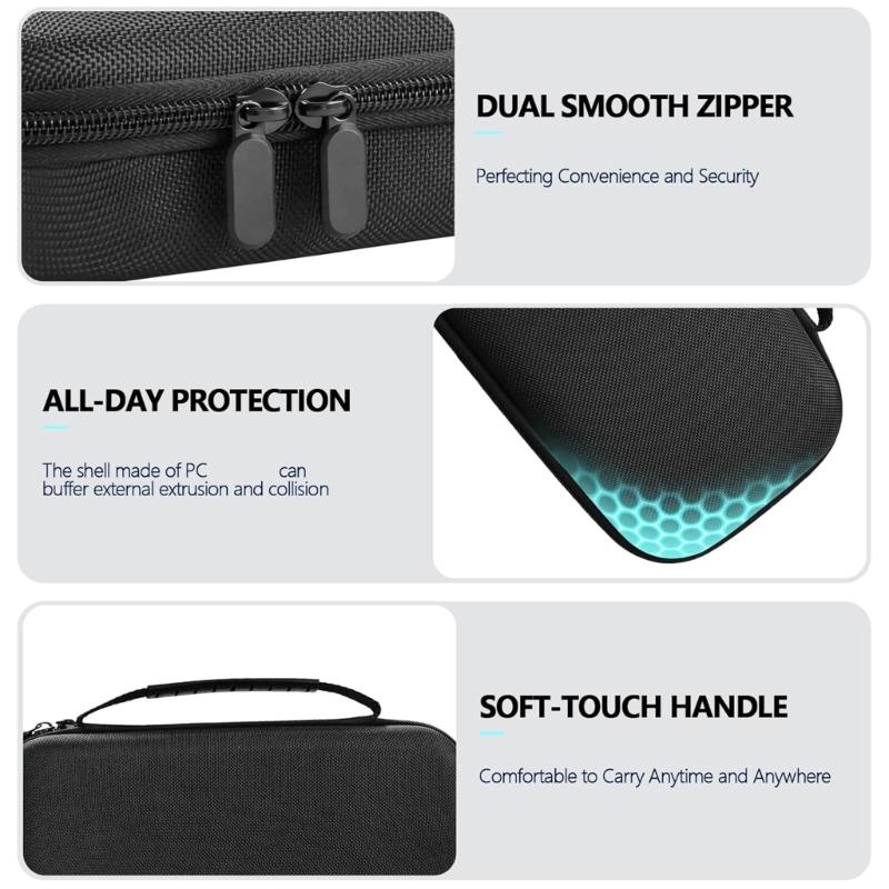 Console Defense System Waterproof Carrying Case Impact Absorbing Shell Ergonomic Controller Guards Screen Cover for NSW2