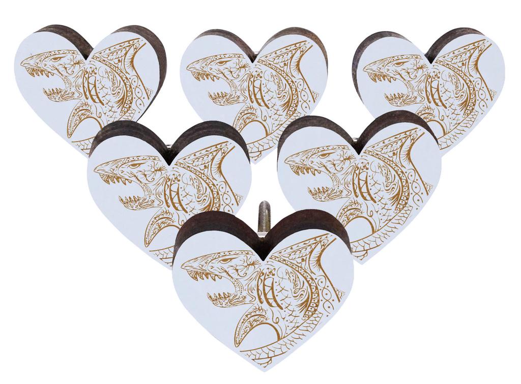 IBA Indianbeautifulart Braun Gravierte Knöpfe Holz Kleiderschrank Knöpfe Schrank Schubladengriff 10