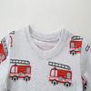 Little maven Kids Clothes Baby Boys 2026 Summer New T Shirts Holiday Children's Clothing Cartoon Fire Truck Shirts 2-7 Years