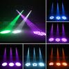 DMX-512 Mini Moving H-ead Light 8 Colors Changing LEDs Stage Light with Shapes Automatic