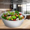 5/10 Stück Salatschüsseln Edelstahl Rutschfest Stapelbar Rührschüsseln Mischschüsseln Backen & Servieren Küche Kochen Backen
