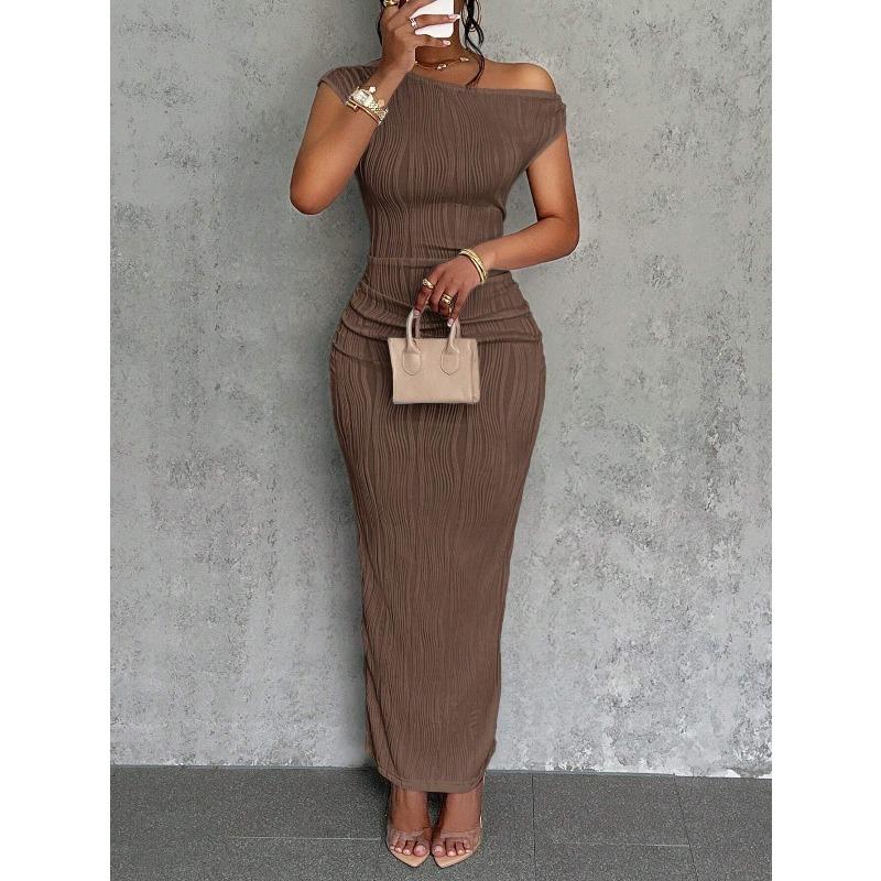 BITCED Fashion Summer Spring Solid Color Print Sleeveless  Casual Dresses