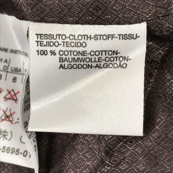 Made in Italy SPORTMAX Jacket Blazer 40 Women L Dark Brown Stripe Three Button(USED)