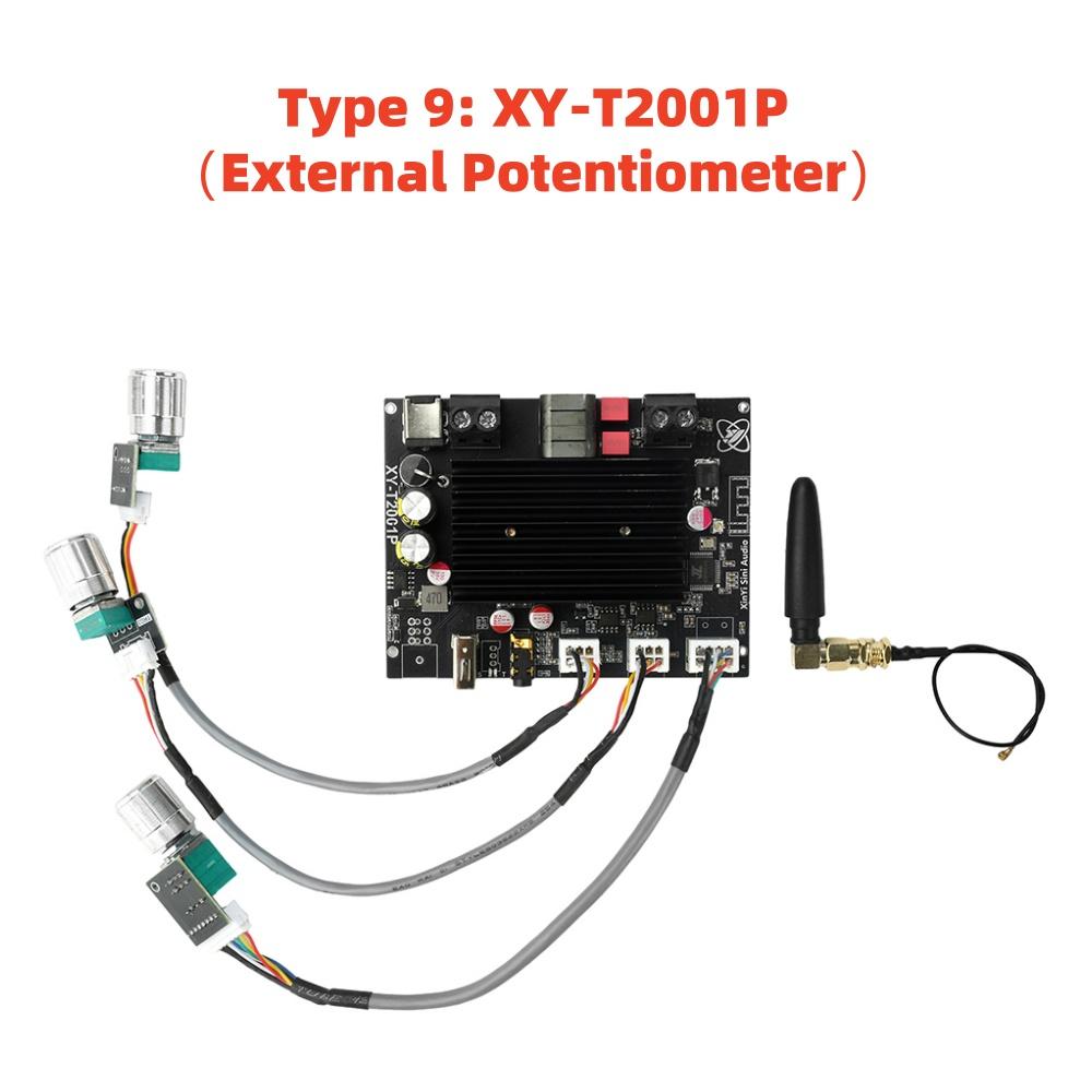 XY-T2001P/XY-T4001P/XY-T6001P TWS True Wireless Pairing Amplifier Board 200W/400W/600W Mono TPA3223/TPA3255 with Bass Treble