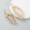 Women's Alloy Crystal Drop Earrings Simple High Quality Tassels Light Luxury Earrings