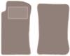 Beige Velour Floor Mats For: Mazda MX-5 I Convertible (1989-1998)