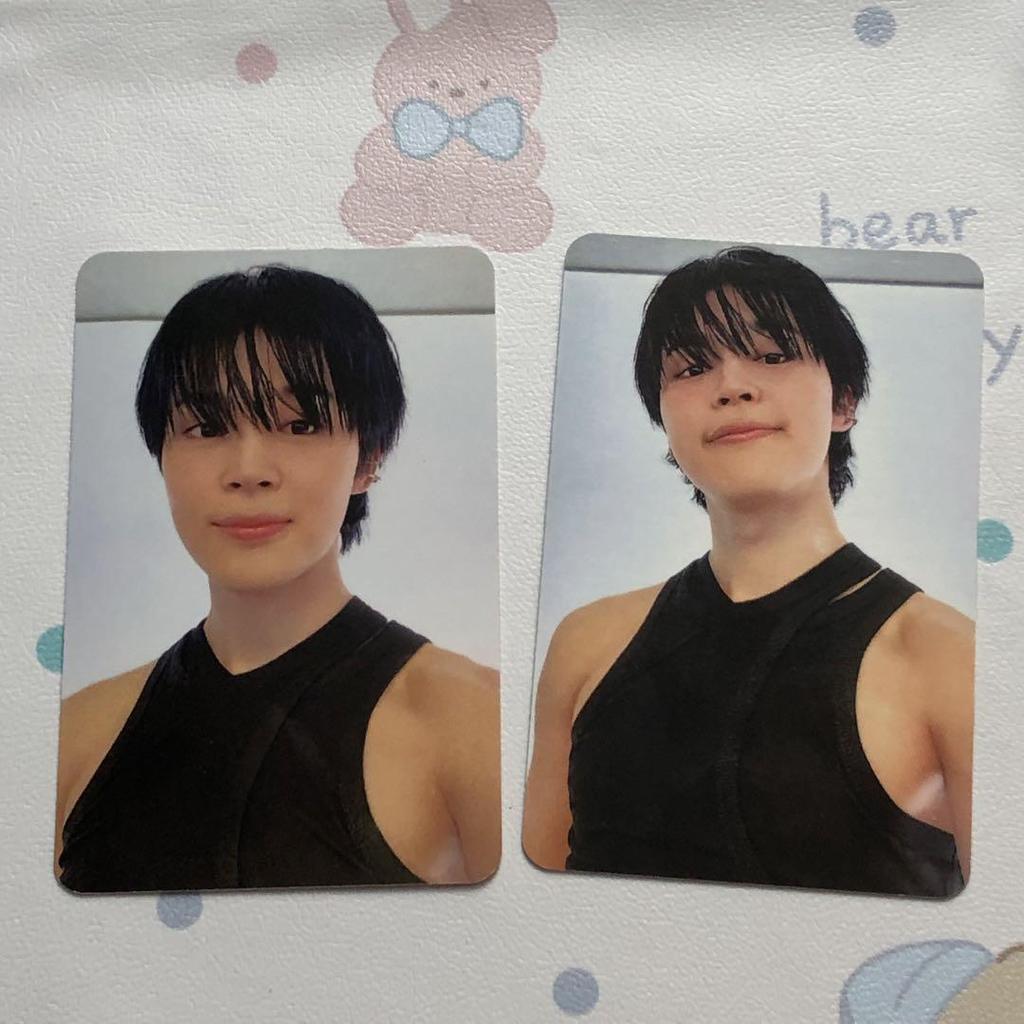 [USED] BTS Jimin JIMIN FACE Lakidro Trading Cards (2 pieces)