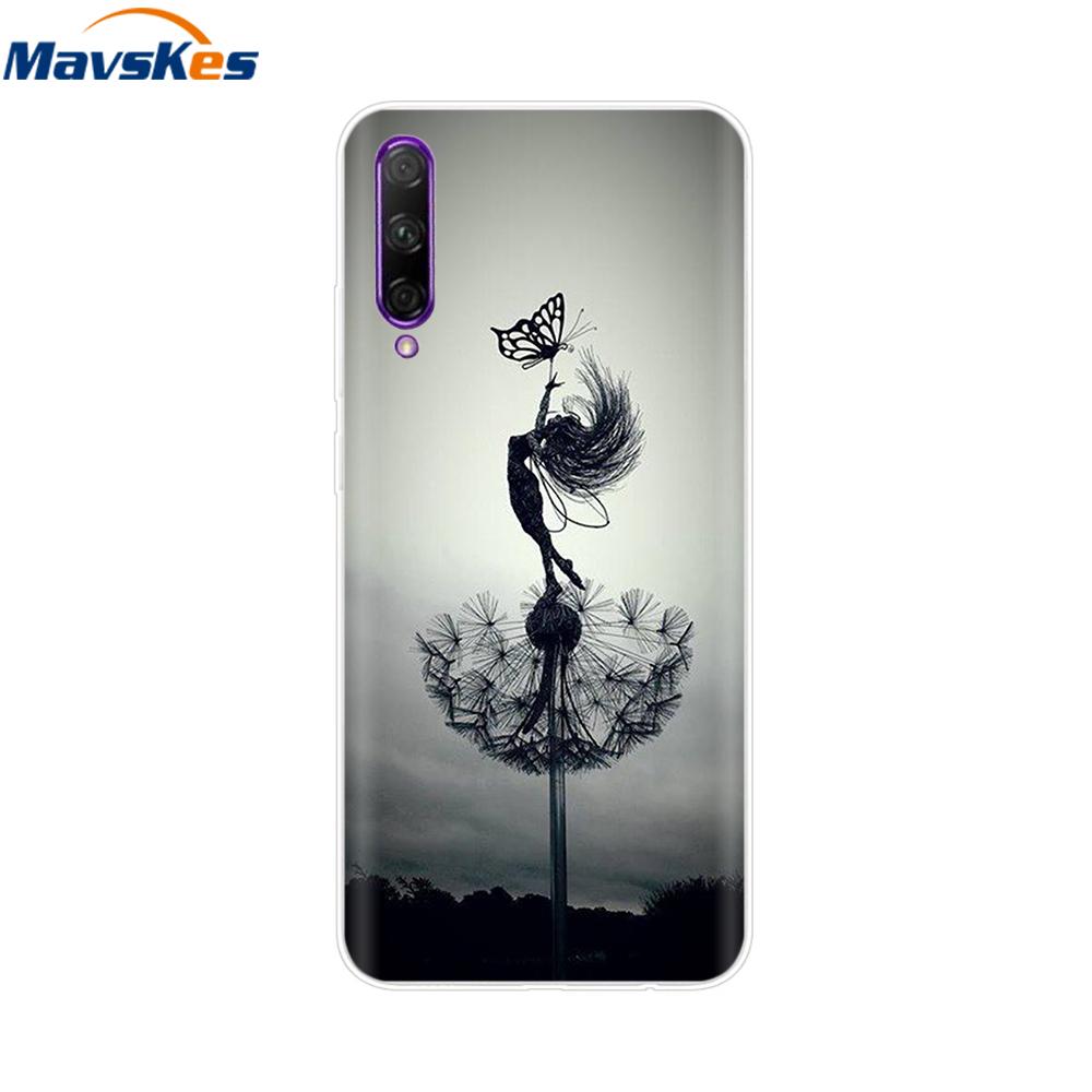 For Huawei P Smart Pro Case Cute Candy Painted Cover Soft Silicone Phone Case For Huawei P Smart Pro 2019 Cover Coque Bumper