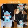 Hangyodon Knitted Fabric Crossbody Small Square Bag For Casual Daily Outfits
