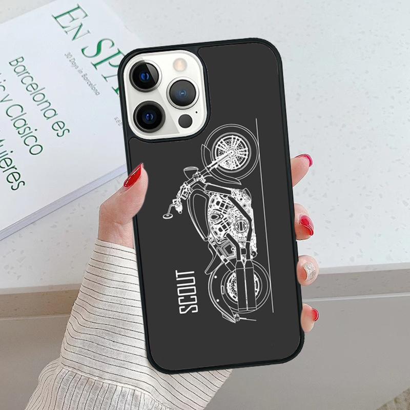 Motorcycle Motorbike Phone Case cover For iPhone SE2020 15 16 14 13 Pro Max Coque 12 11 Pro Max For Apple 8 PLUS 7 fundas