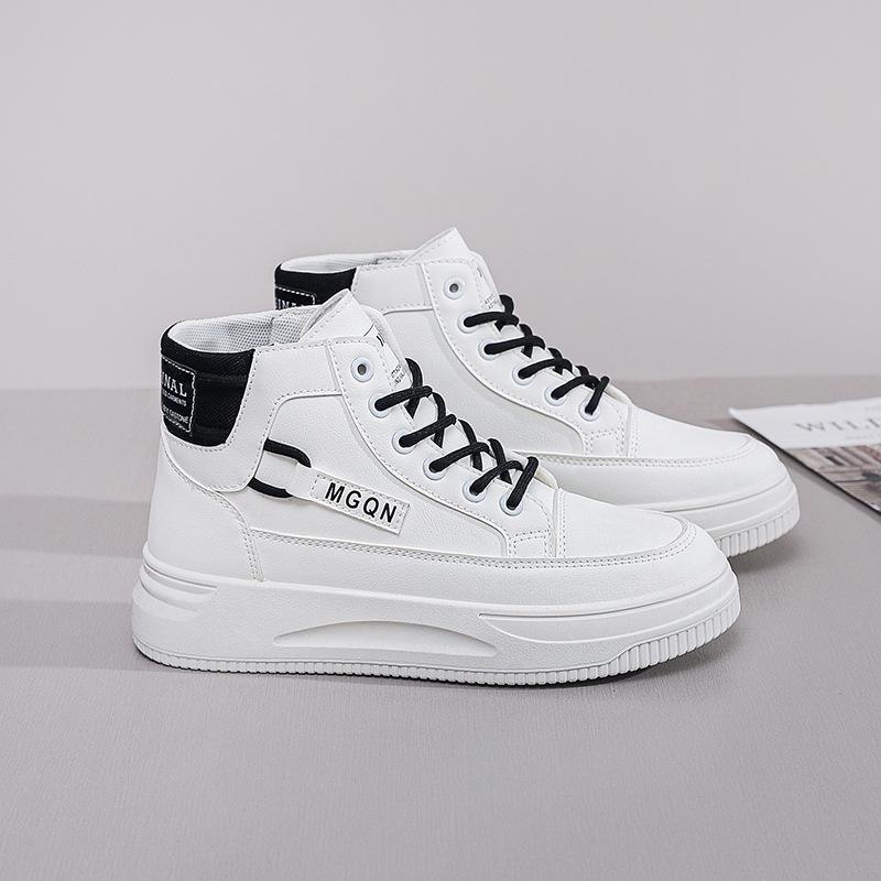 Little white shoes women's 2025 autumn women's shoes high-top sports board shoes Korean version versatile platform student casual shoes K6620