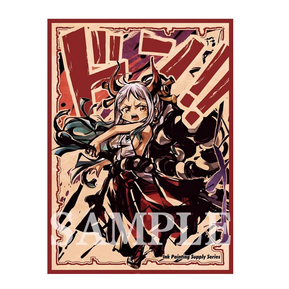 

60PCS 67x92mm 6 styles One Piece Laser Standard Size TCG Card Sleeves Anime Card Protector Board Game Cards
