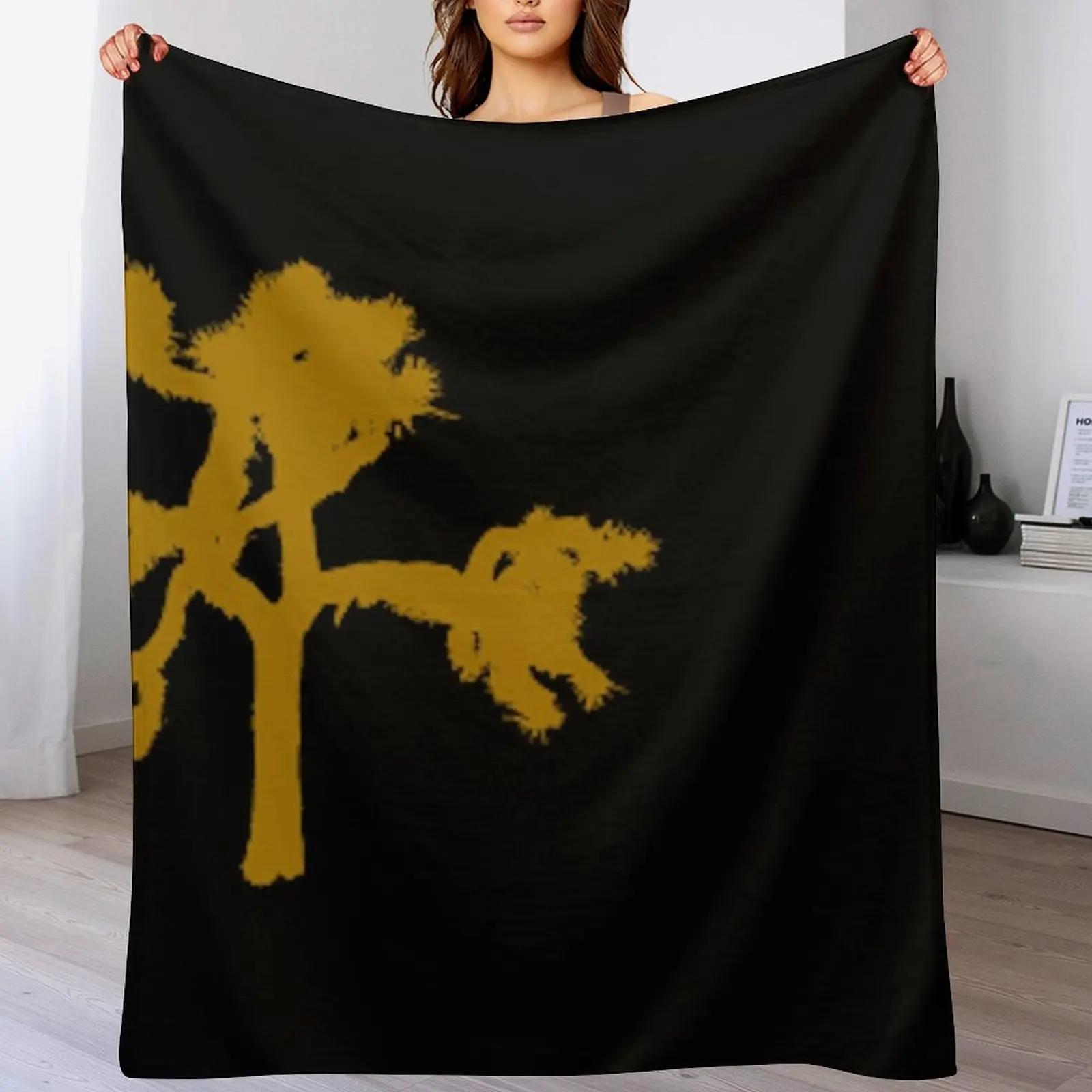 U2 Large Joshua Tree Throw Blanket Warm Cozy Throw Blanket for Living Room Couch Size: 75*100cm, Weight: 230 GSM