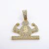 Money Bag Necklace Full of Diamonds European and American TEMU Hot Selling Hip-hop Pendant Street Clothing