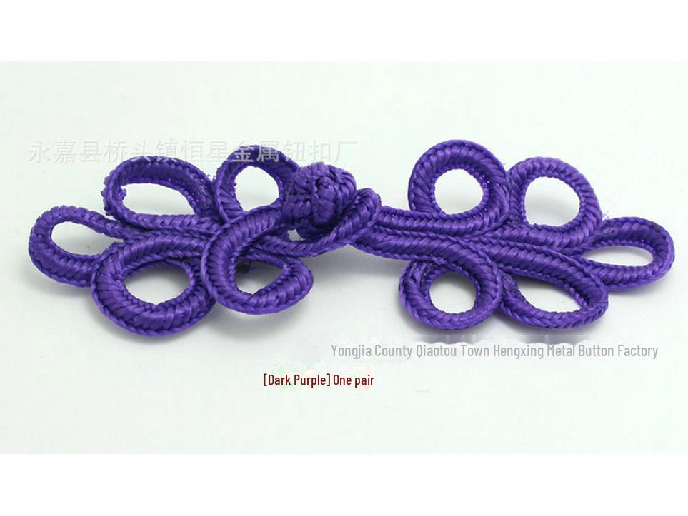 Handgefertigte fünfblättrige knopfartige Blumen für chinesische Retro-Tang-Anzüge und Cheongsam-Tanzkostüme für Kinder