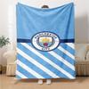 Manchester Crest Blankets Flannel Printed Breathable Warm Throw Blanket for Home Office Bedspreads 0708a10