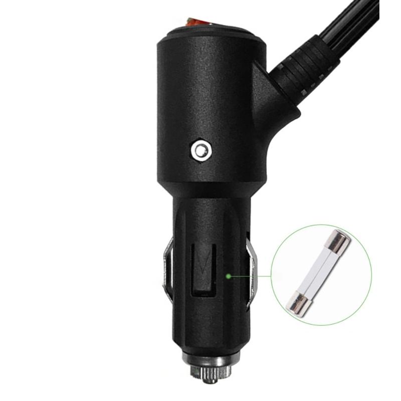 Versatile Car Plug Socket with Switch 240W Power Output Charge Multiple Devices Simultaneously