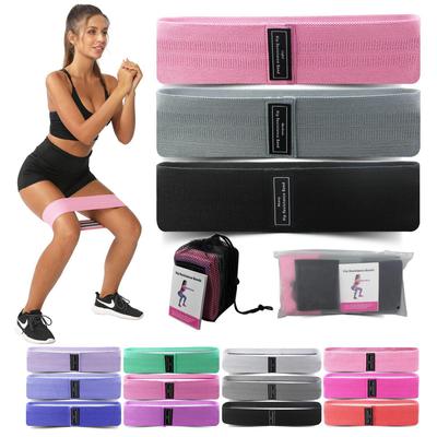 Elastic Resistance Bands for Fitness, Booty, Squat & Glute Workouts