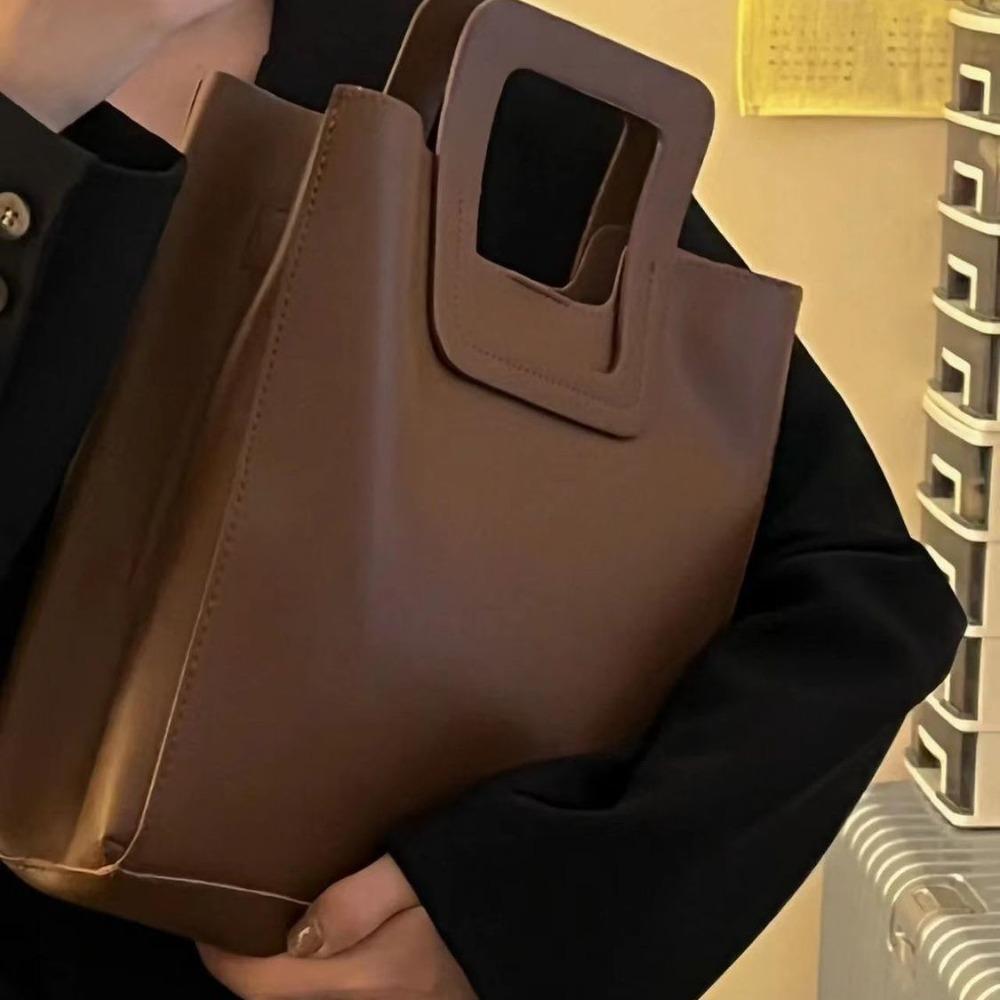 Korean handbag women's 2021 autumn and winter new trendy fashion retro tote bag versatile large-capacity messenger bag
