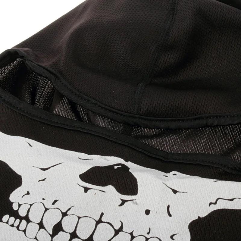 Multifunctional Skeleton Ghost Skull Motorcycle Face Mask Bandana Halloween Polyester Winter Caps Keep Warm Mask Bike for Adult