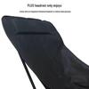 Foldable Outdoor Chair with Cotton Padding - Reclining Moon Chair for Camping, Fishing, and Lunch Breaks
