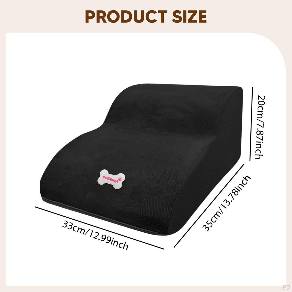 Pet Ramp Steps Dog Stairs Soft Slope for Couch Puppy Small Pets
