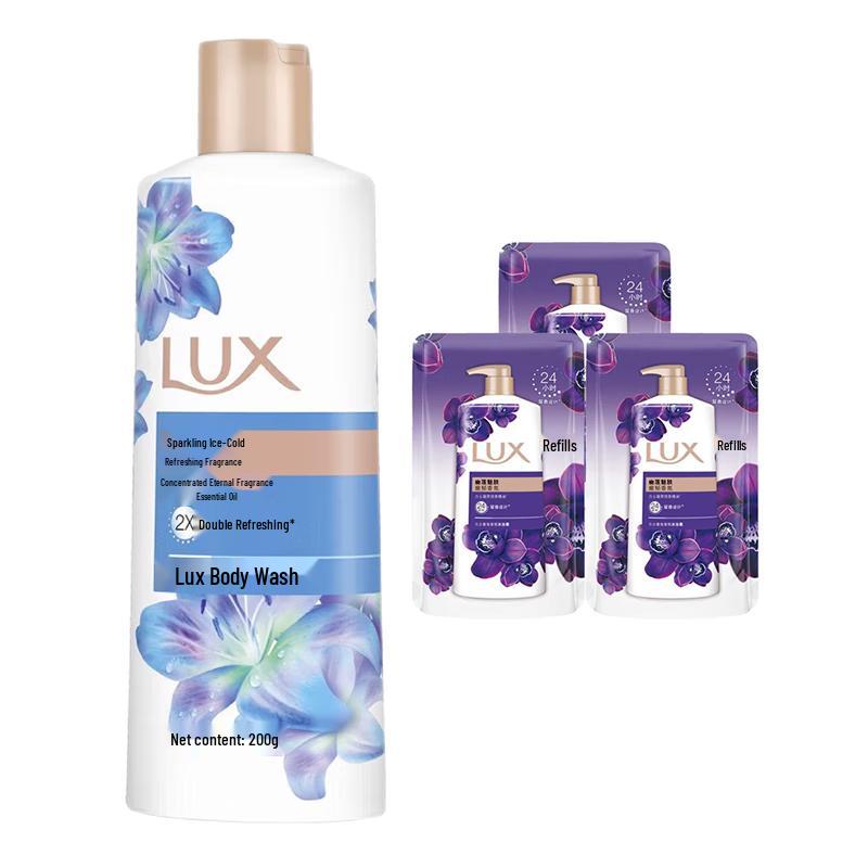 lux Shimmering Ice Cool Hydrating Shower Gel Multi-Pack