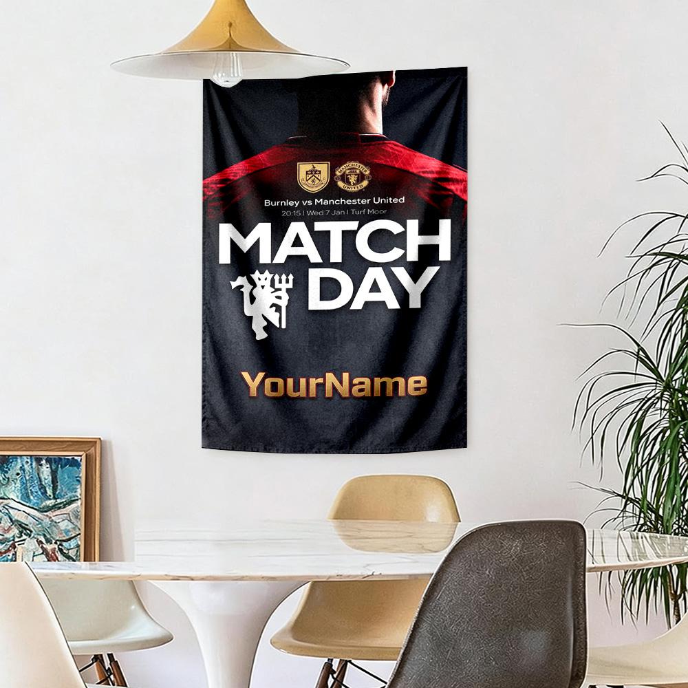 Manchester Custom Your Name Wall Decor Tapestry Art For Pet Memorial Birthdaywedding Party Backdrop Family Gift