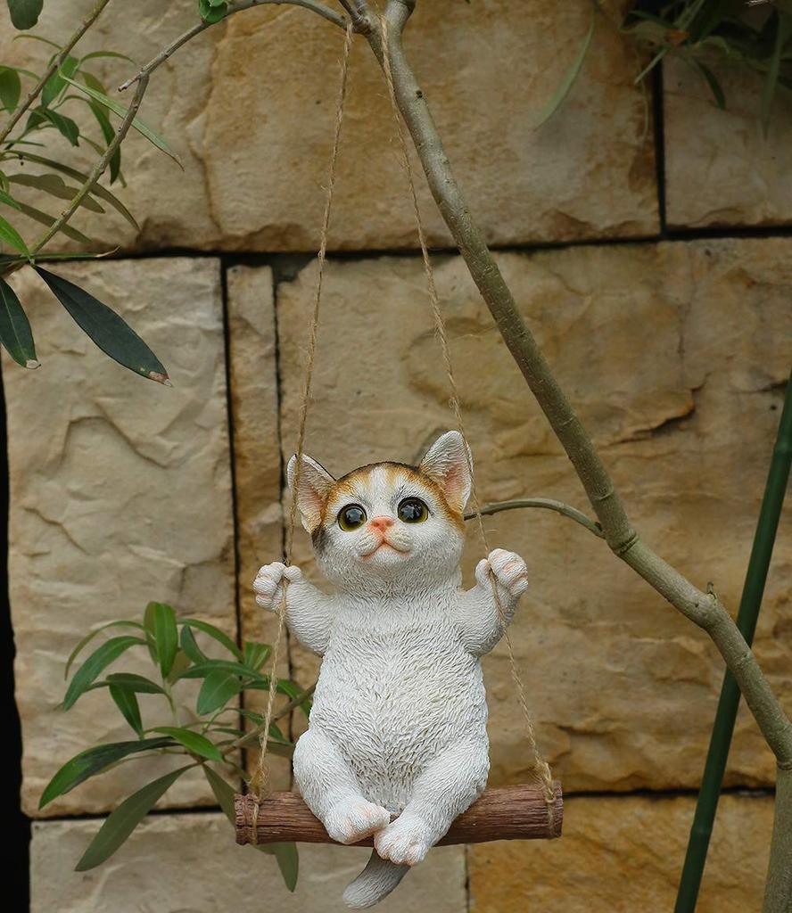 Devalier Ca123m Cat Figurine Calico Cat Resin Gift Perfect Present [Genuine Product]