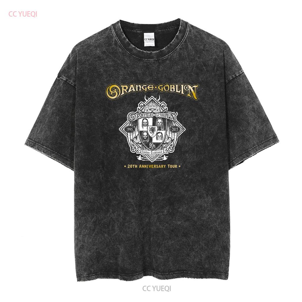 ORANGE GOBLIN kündigen 20-jährige Jubiläumstour an S bis 5XL T-Shirt S5286 Vintage gewaschen Weich Stilvoll Bequem Vielseitig Lässig