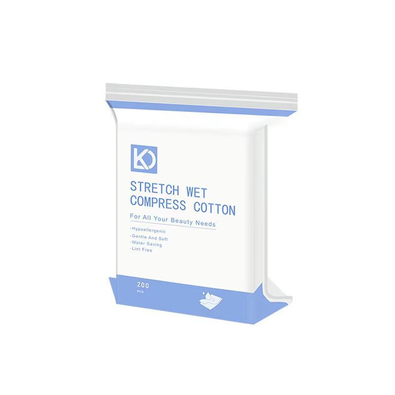 Stretchable Ultra-Thin Disposable Cotton Face Pads with Pre-Cut Nose Opening