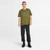 Timberland Letter Logo Printed Outdoor Casual Breathable Round Neck Short Sleeve T-Shirt Men Tops Moss-Green A42T5-EG5
