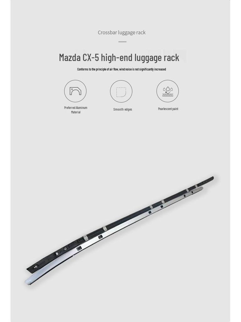 Aluminum Alloy Roof Rack for 17-25 Year Overseas Mazda CX-5