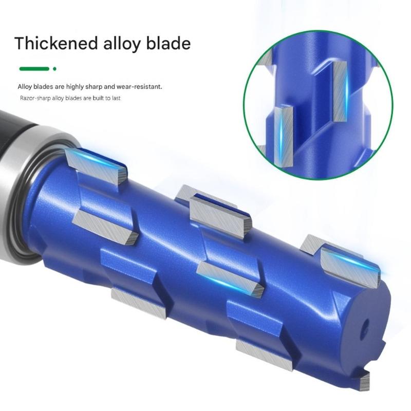 Premium Wood Engraving Router Bit 1/2inch Shank with Multiple Shape Cutters for Detailed Carving Slotting Tasks