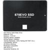 1/2/4TB 870 EVO SATA 3 2.5-inch SSD Speed Up To 545MB/s Read 530MB/s Write PC Desktop Laptop Internal Solid State Drive Computer Accessories
