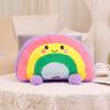Cartoon Cute Rainbow Pineapple Plush Toy Kawaii Stuffed Fluffy Fruits Plushies Throw Pillow Doll Anime Soft Kids Toys for Girls